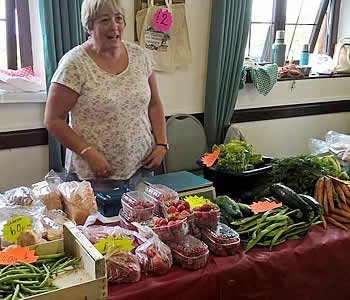 Pick up your fresh veg at our produce market