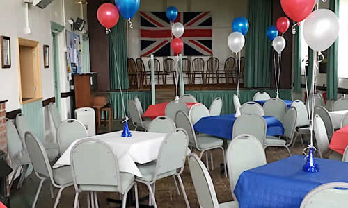 Whitecross Village Hall is available for hire for functions and events, convenient for Polruan and Fowey