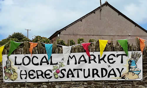 Local Produce Market on first Saturday in each month at Whitecross Village Hall